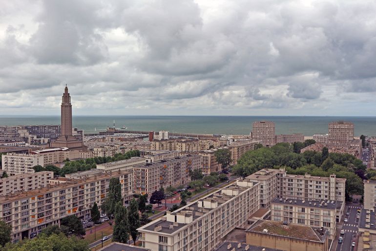 Abb.3 Le Havre, Wiederaufbau durch das Atelier Auguste Perret 1945-55 ©Hendrik Bohle