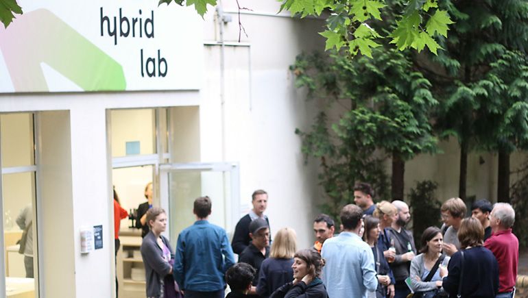 ..and outside the new Hybrid Lab