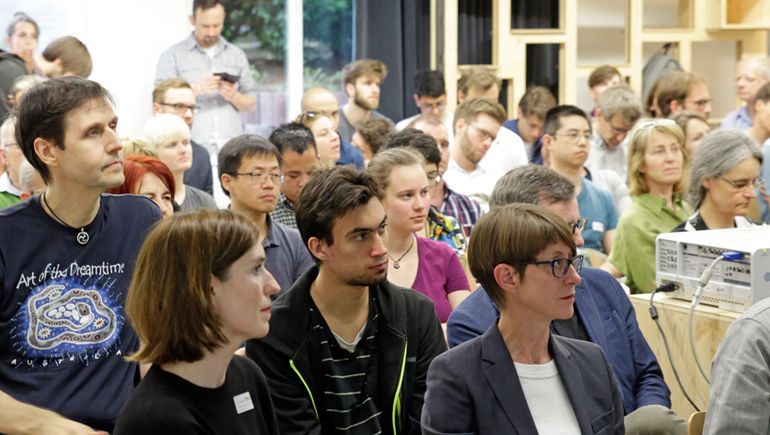 ...listening to the presentations