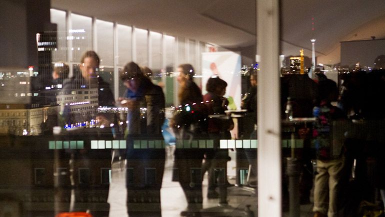 Hybrid Talks im Geodätenstand der TU Berlin