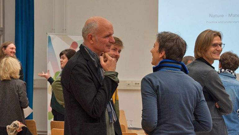Discussions before the talk