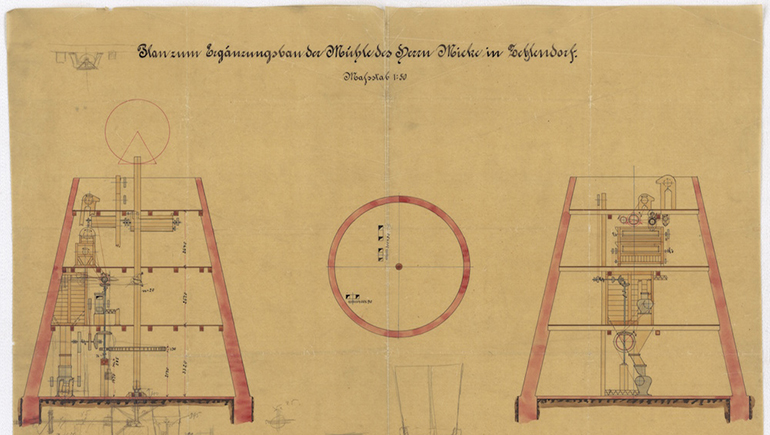 Image Weeknote Mühlenbauplan Technikmuseum